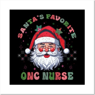 Santa's Favorite ONC Nurse Posters and Art